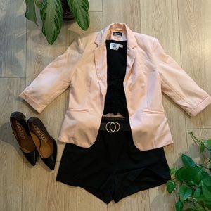 Blush blazer